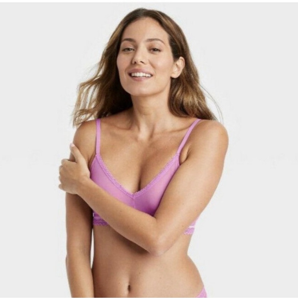 Mauve Bralette - Auden XS NWT